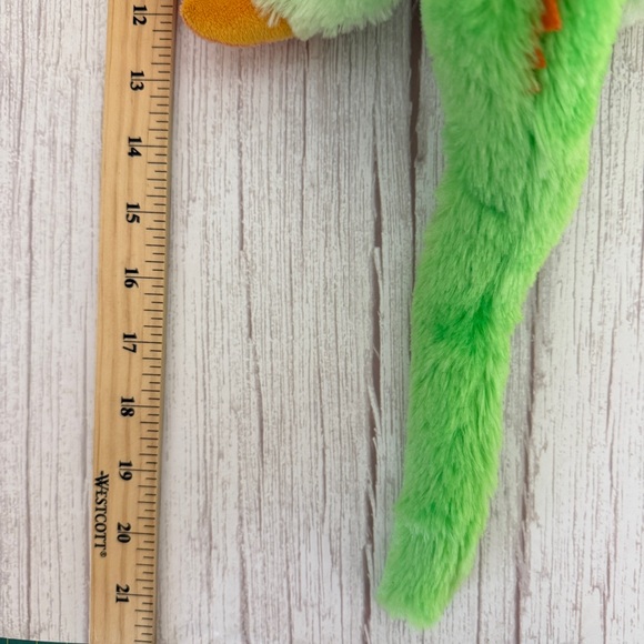 Green Iguana Lizard Hand Puppet Plush Toy The Manhatten Toy Company 2013 - Picture 6 of 11